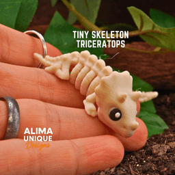Tiny Skeleton Triceratops 3d model