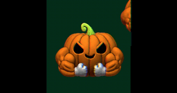 calabaza musculosa 3d model