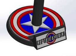 Helmet Stand Modular 3d model