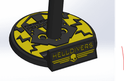 Helmet Stand Modular 3d model