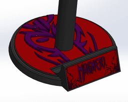 Helmet Stand Modular 3d model