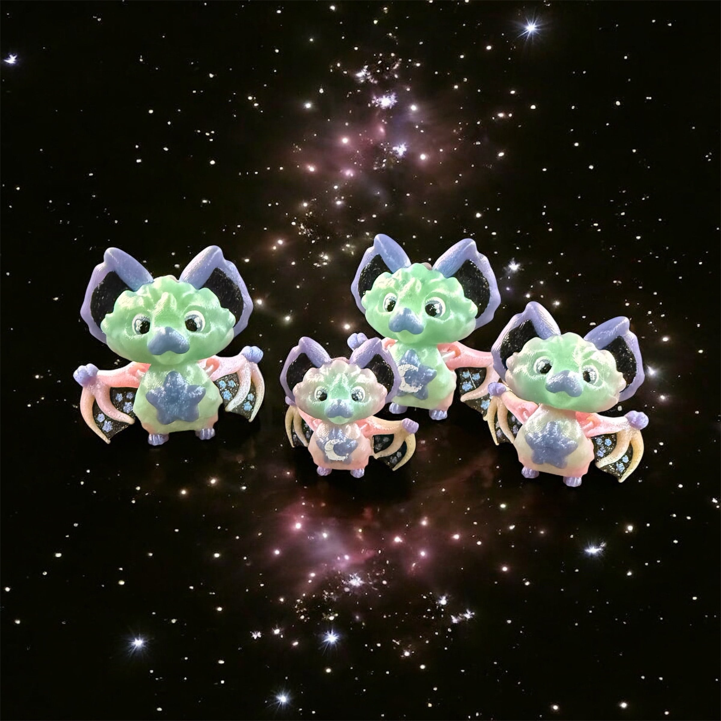 Edgar and Celeste Bat Sprites 3d model