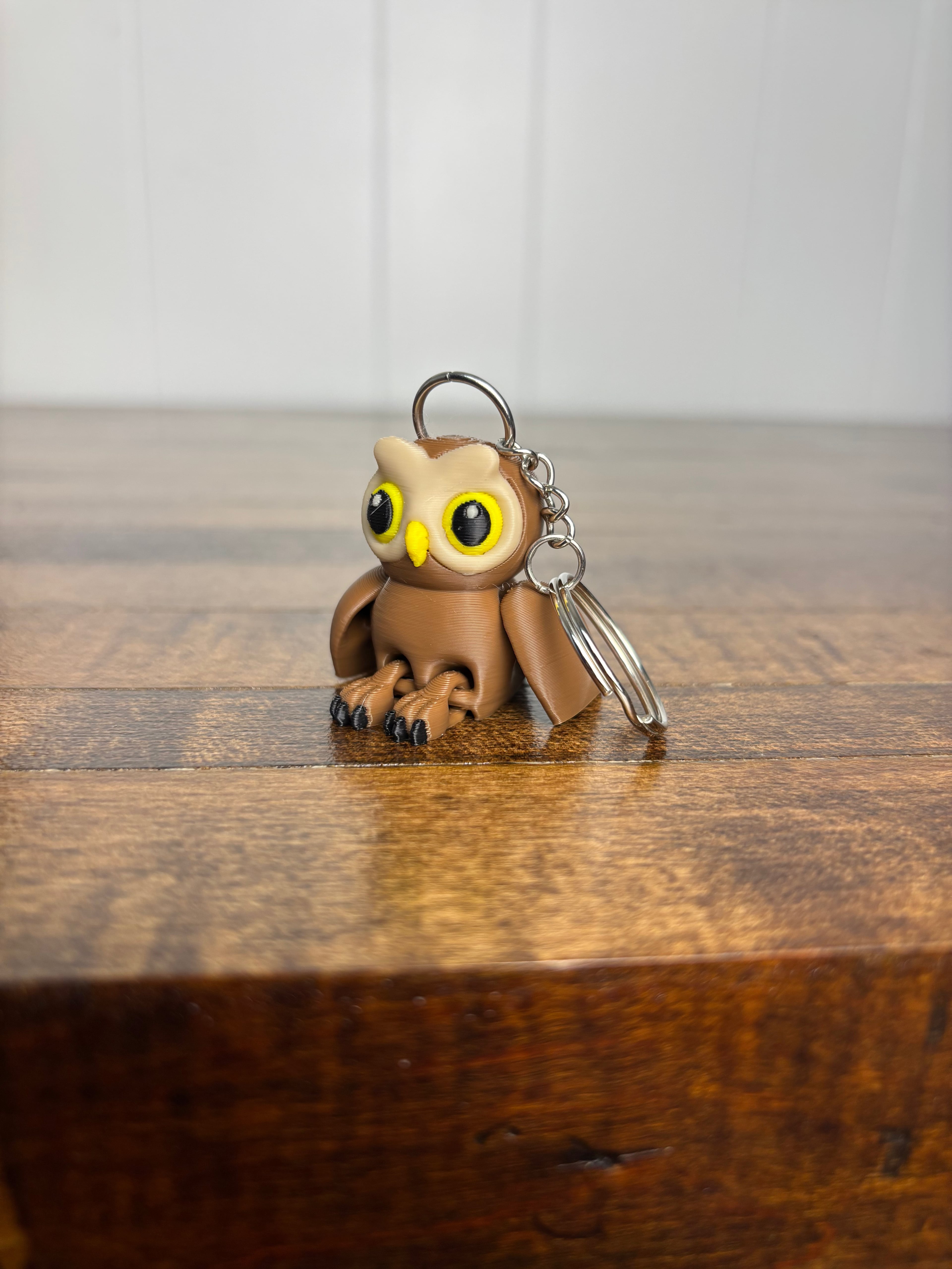 Owl V3 Keychain Fidget 3d model