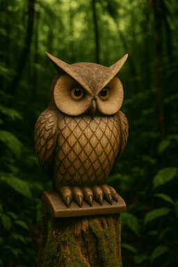 Búho-Dorado.3mf 3d model