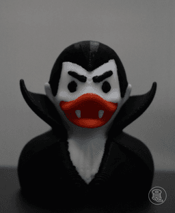 Halloween Vampire Duck 3d model