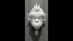 Halloween Evil Monkey Door Knocker 3d model