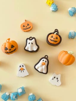 Spooky Friends Clicker Keychain Fidget Toy Bundle 3d model