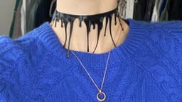 Drippy Choker – 3D-Printed Necklace 3d model