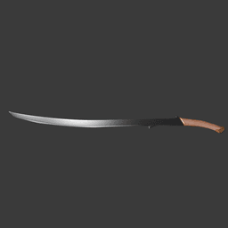 Elvish Sword v2 3d model