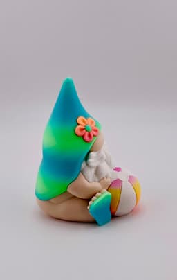 Beach Vibe Gnome -Beach Ball 3d model