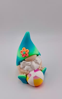 Beach Vibe Gnome -Beach Ball 3d model