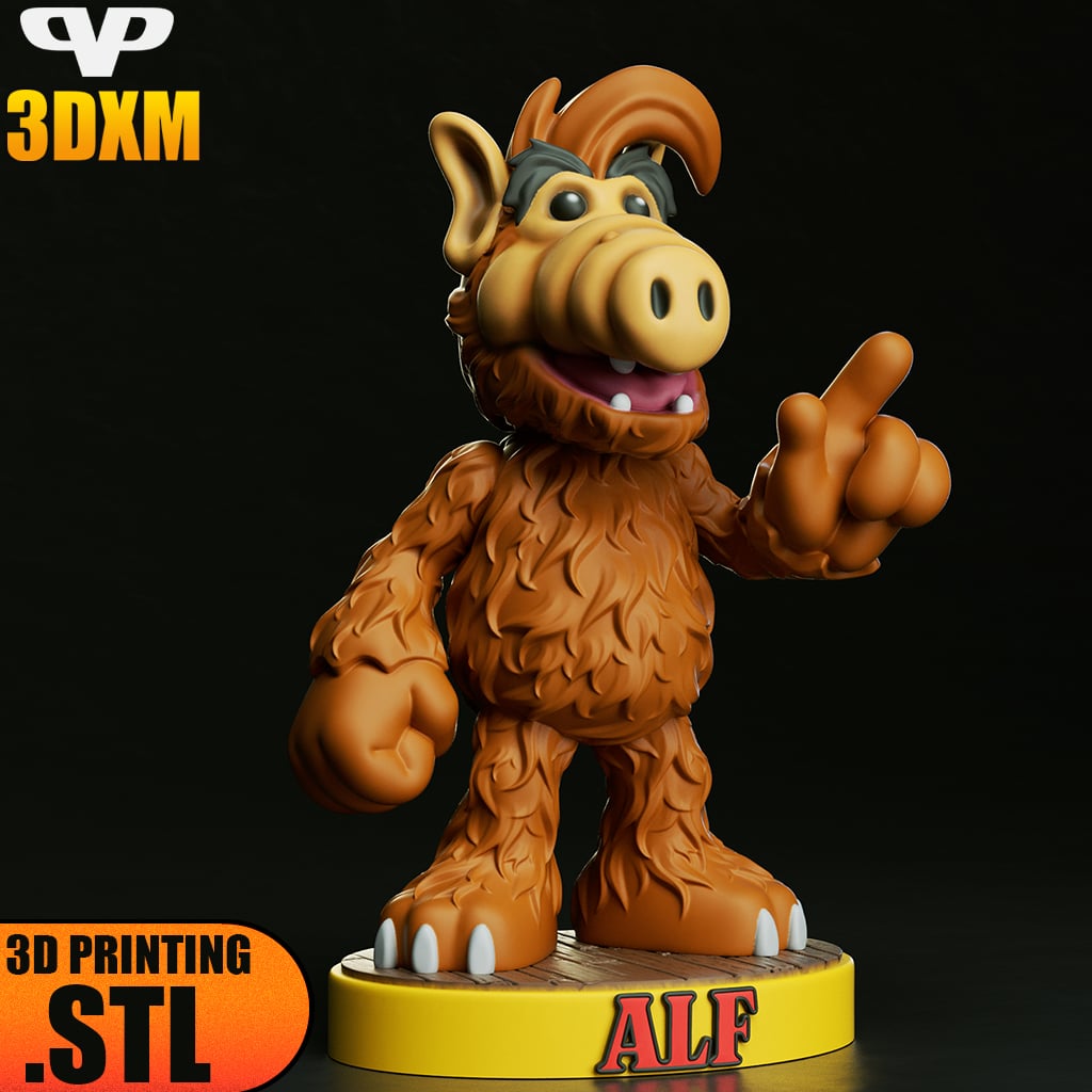 Alf Chibi STL for 3D Printing ChibiSTL 3DXM 3d model