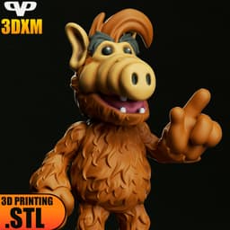 Alf Chibi STL for 3D Printing ChibiSTL 3DXM 3d model