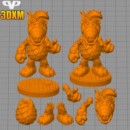 Alf Chibi STL for 3D Printing ChibiSTL 3DXM 3d model