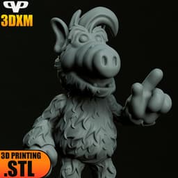 Alf Chibi STL for 3D Printing ChibiSTL 3DXM 3d model