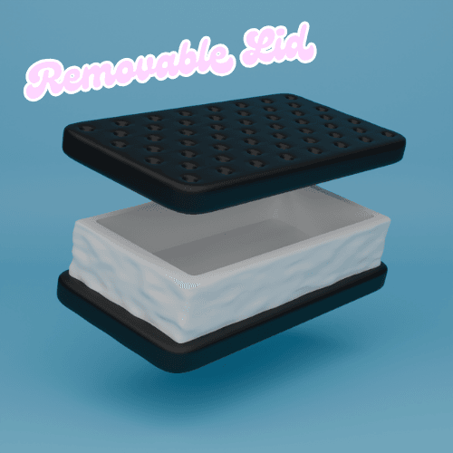 Ice Cream Sandwich Storage Box 3d model