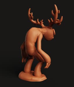 Stitched Deer Monster Multi-Color 3MF | Creepy Cute | Bambu Ready 3d model