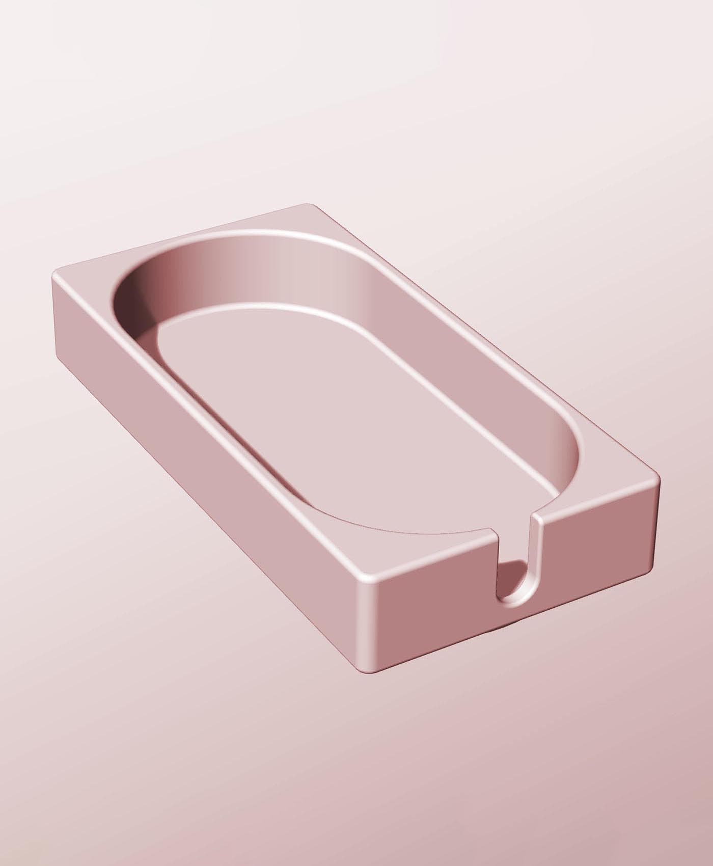 CX68-25-SS Modular stacking slotted container for home decor 3d model
