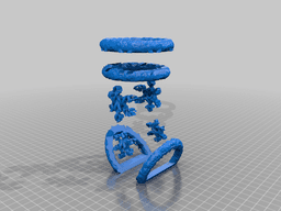 Knitted Stocking - Dual Color 3d model