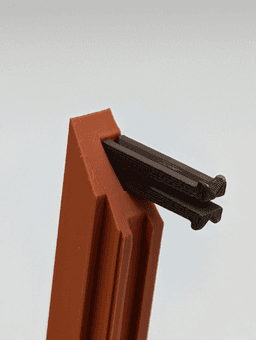 233 x 233mm Modular Picture Frame for Hueforge - SLOPED STEP 3d model