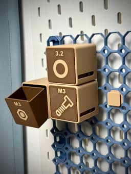 Tilt Box | Push-Push Drawer | Multiboard 3d model