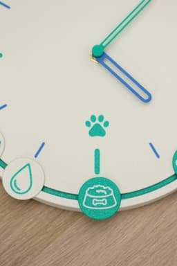 PAWROUTINE WALL CLOCK 3d model