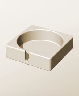 CS96-30-S Stackable slotted bin box module for creative decor 3d model