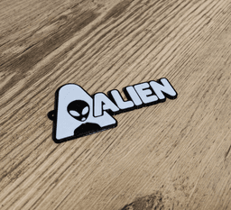 ALIEN KEYCHAIN 3d model
