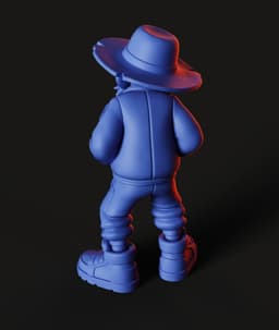 Street Monkey STL | Figurine 3D Print | HighDetail 3d model