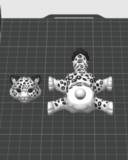 3DL Snow Leopard 3d model