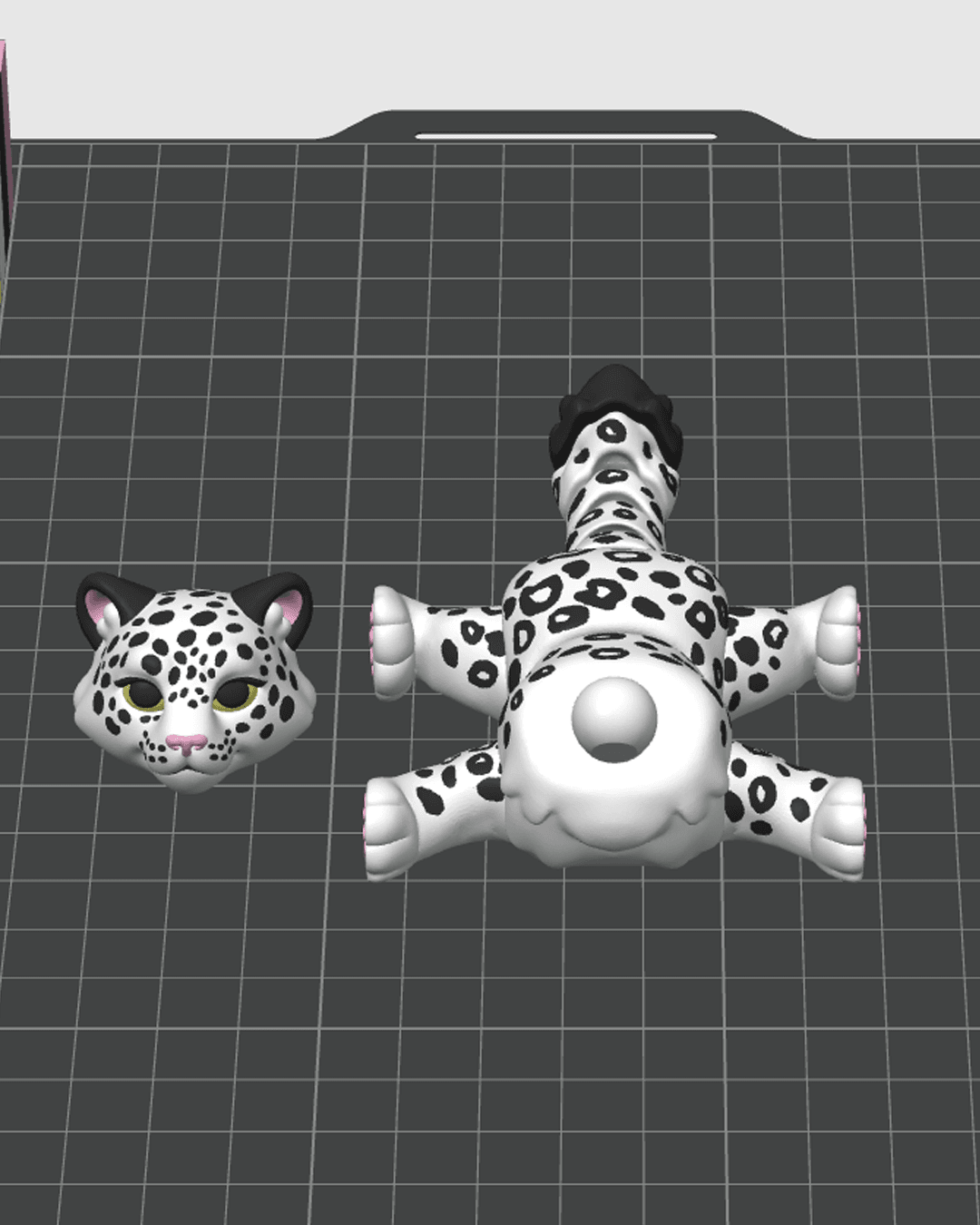 3DL Snow Leopard 3d model