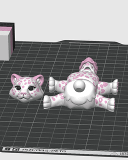 3DL Snow Leopard 3d model