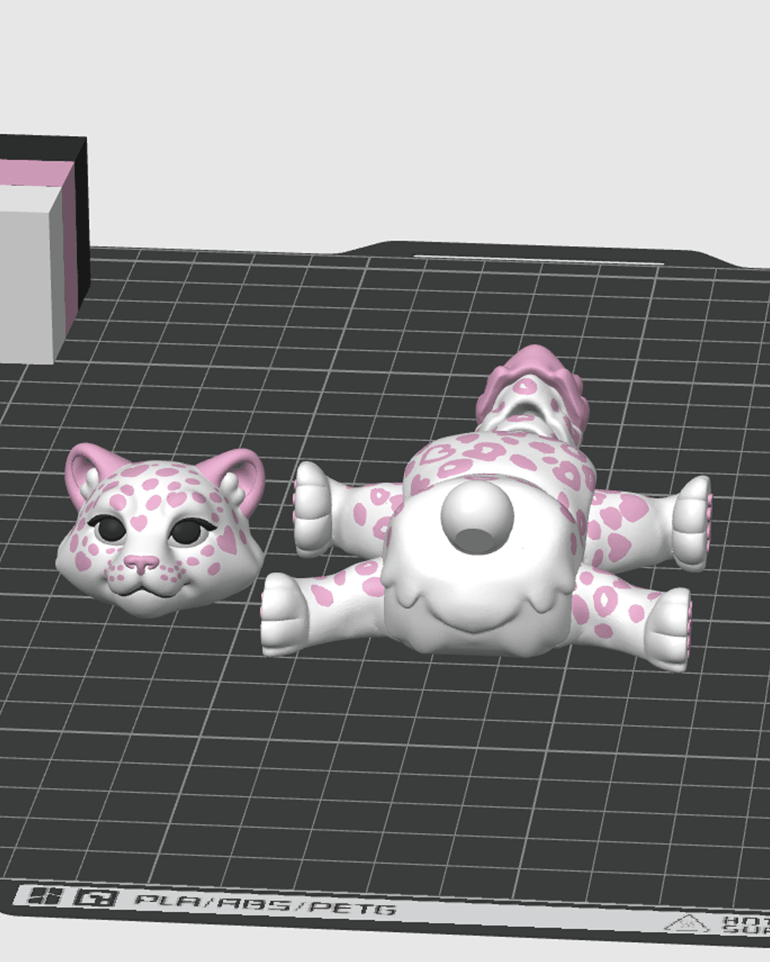 3DL Snow Leopard 3d model