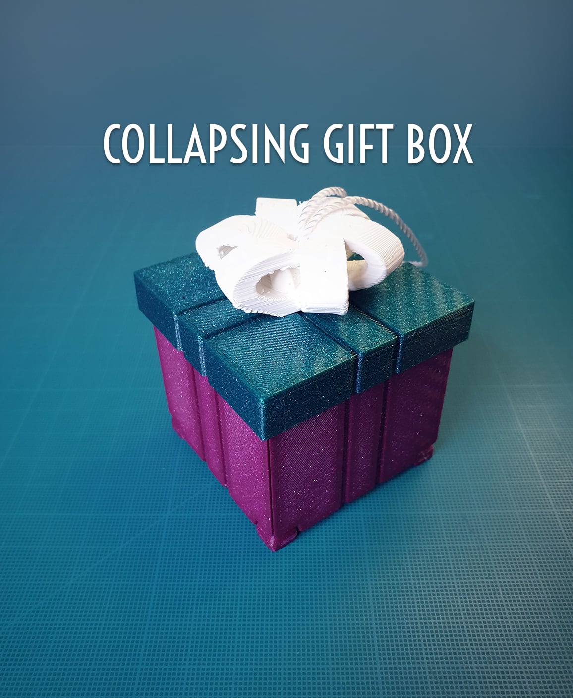 Collapsing Gift Box 3d model