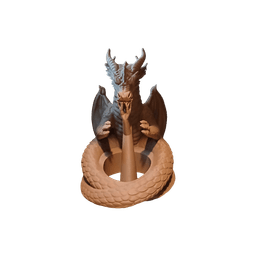 Dragon Guardian Cone Light Lamp 3d model