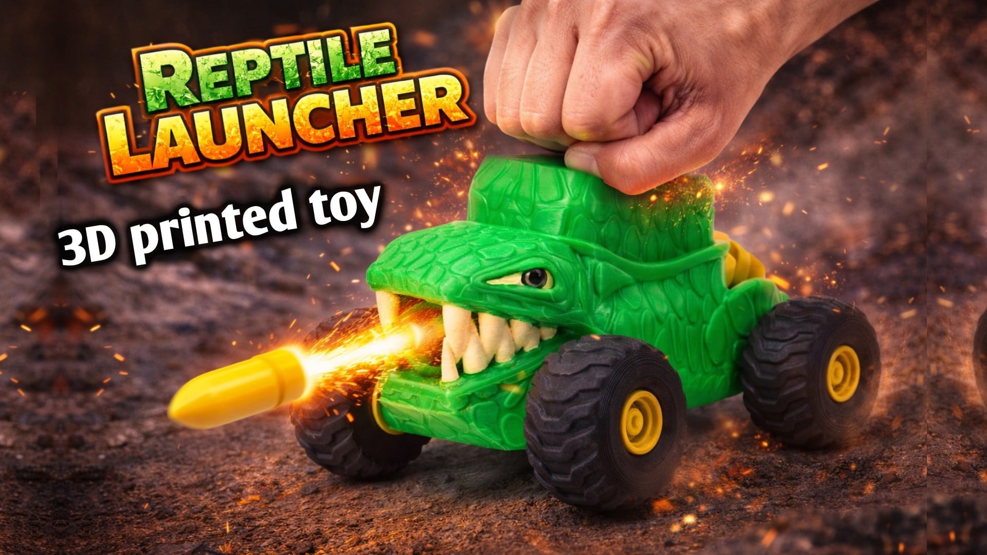 Reptile Launcher 3d model