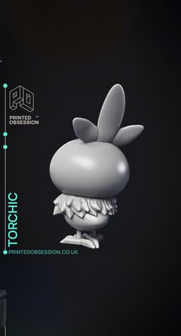Torchic - Pokemon - Fan Art 3d model