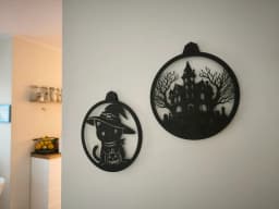 Ring Lamp II with Halloween Panels 3d model