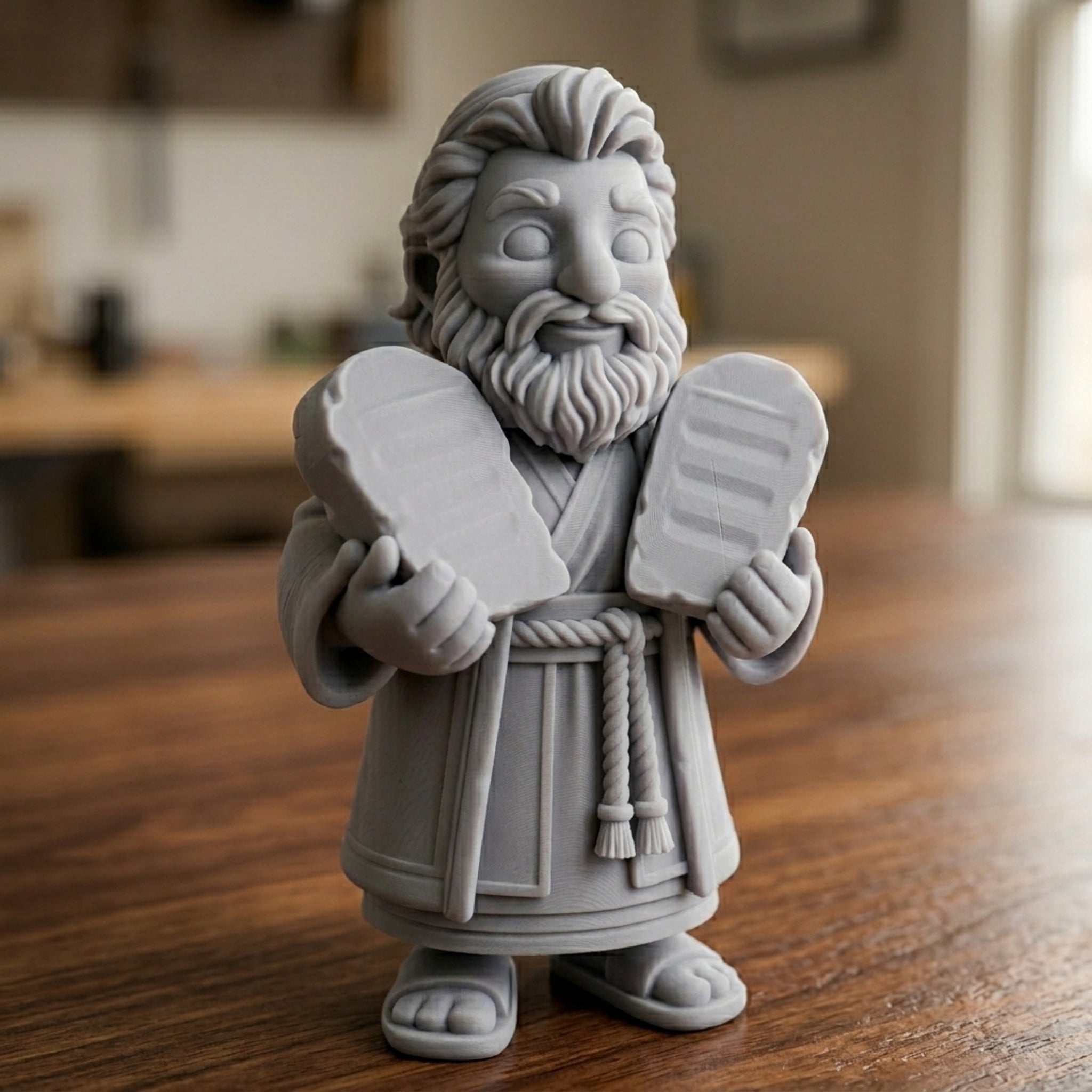 Moses Holding Stone Tablets 3d model