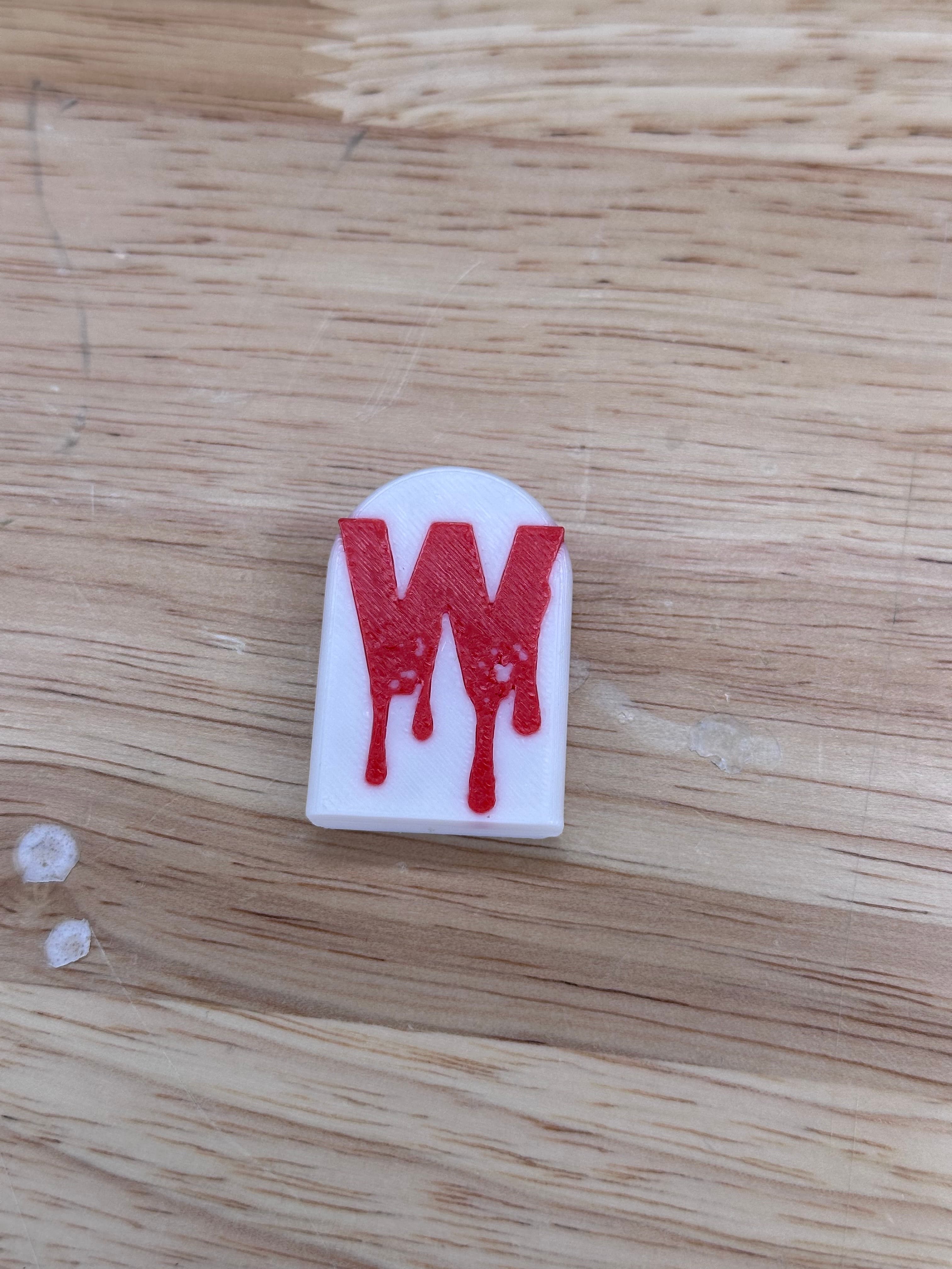 Ghoulishly Great: Multi-Color Halloween Headstone Fridge Magnets W 3d model
