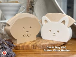 Dog Hario V60 Coffee Filter Holder 3d model