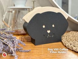 Dog Hario V60 Coffee Filter Holder 3d model