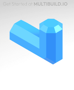 15x12.5 mm Hook (Friction-Fit Insert) 3d model