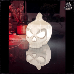 Pumpkin Skull Light - Multicolor - No Supports 3d model