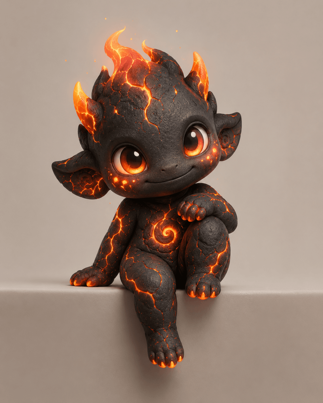 Ember Nookling Shelf-Sitter 3d model