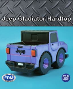 Fixum Dude Motors PiP Jeep Gladiator Hardtop 3d model