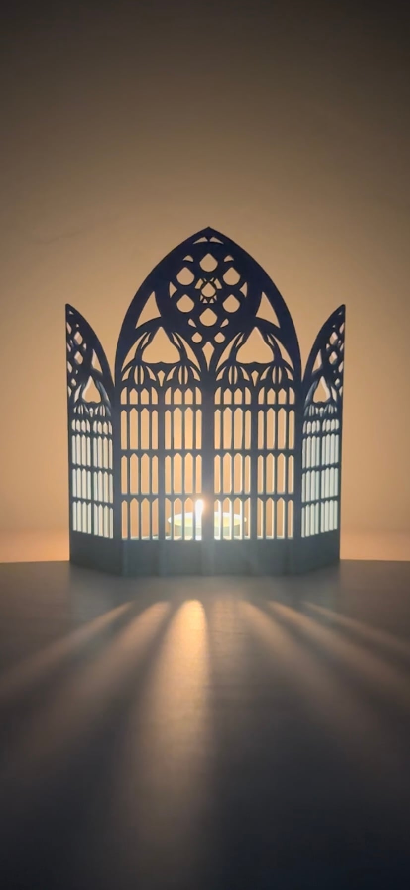 Gothic Cathedral Candle Tea Light Holder 3d model