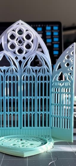 Gothic Cathedral Candle Tea Light Holder 3d model
