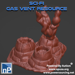 Sci-Fi Gas Vent Resource 3d model