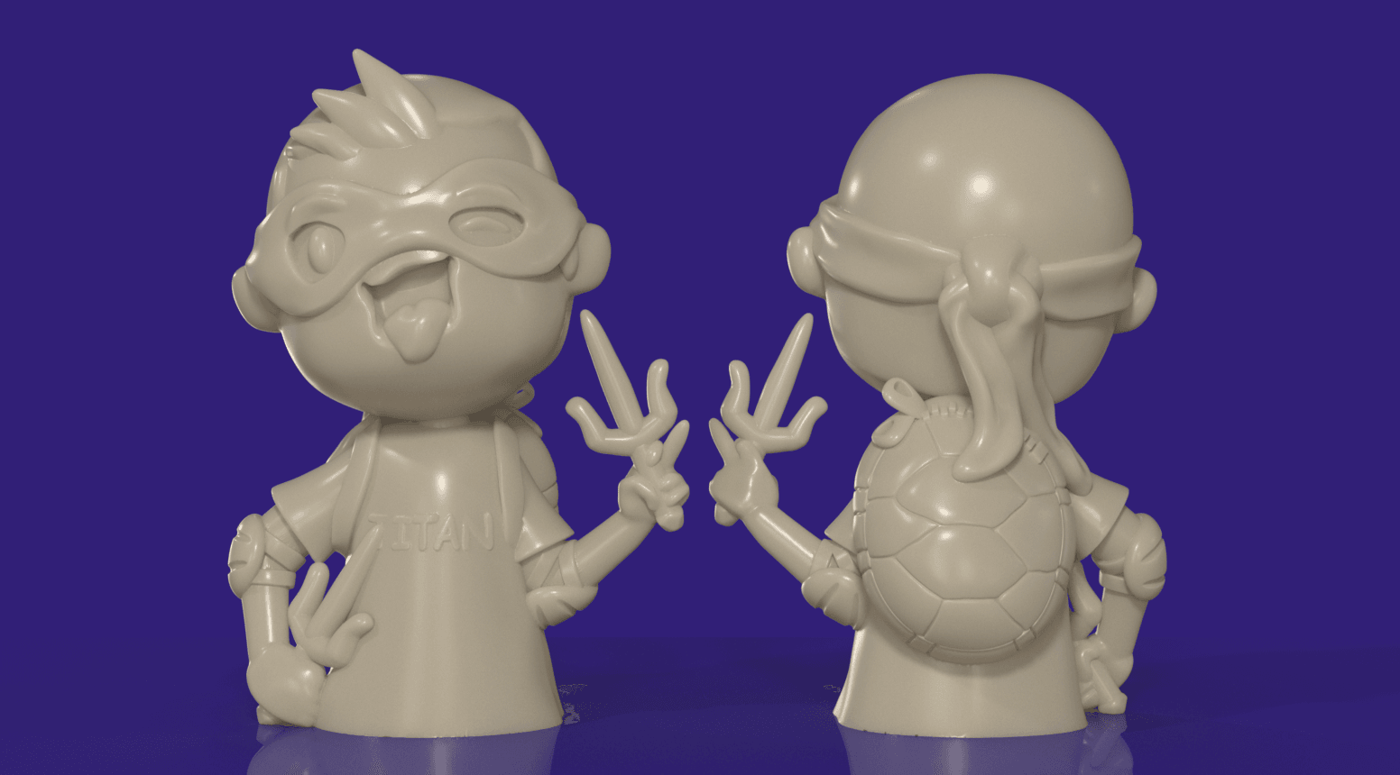 Mini Titan Turtle.stl 3d model